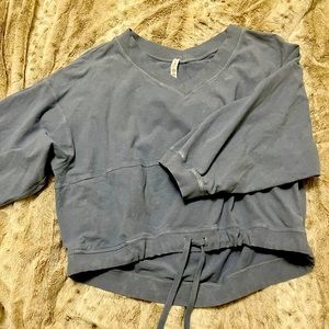 Lululemon oversized cropped hoodie